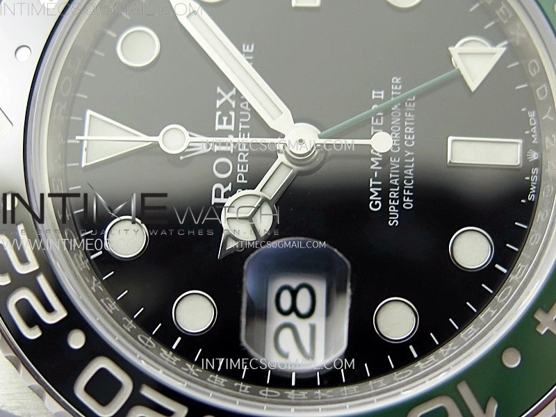 GMT Master II 126720 VTNR 904L SS C+F 1:1 Best Edition on Jubilee Bracelet SH3285 CHS