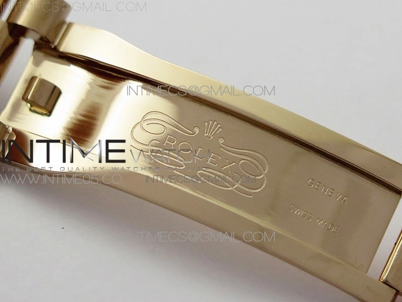 Day-Date 40mm 228239 BP New Dial Version 904 RG Green Roman Markers Dial on RG President Bracelet A2836