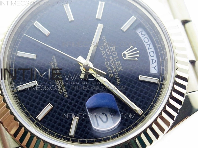 Day-Date 40mm 228239 BP New Dial Version 904 YG Black Stick Markers Dial on YG President Bracelet A2836