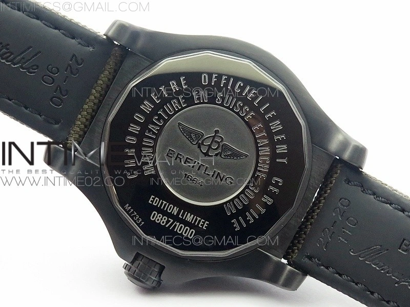 Avenger II Seawolf DLC V2 Best Black Dial Numeral Markers Yellow Second Hand on Black Strap A2836(Free Brown Leather Strap