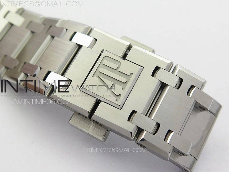 Royal Oak 39mm 15202 SS ZF 1:1 Best Edition Blue Textured Dial on SS Bracelet A2121 V2