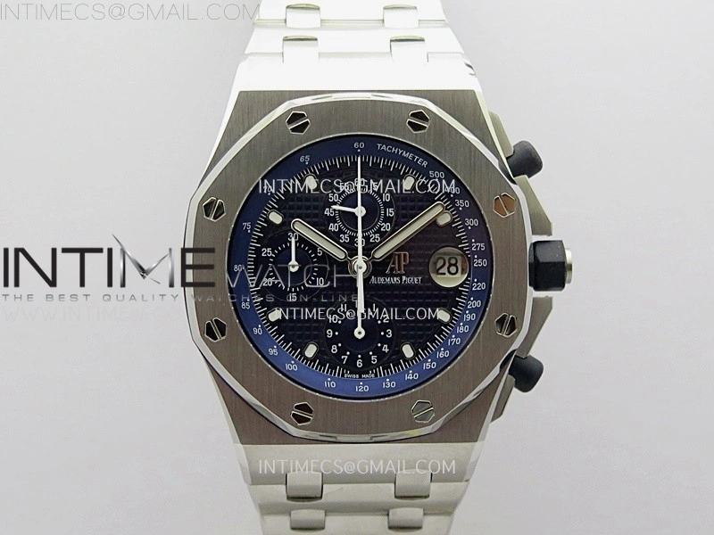Royal Oak Offshore 42mm Re-edition SS TKF Best Edition Blue Dial on SS Bracelet A7750