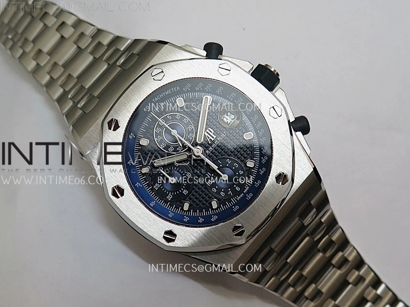 Royal Oak Offshore 42mm Re-edition SS TKF Best Edition Blue Dial on SS Bracelet A7750
