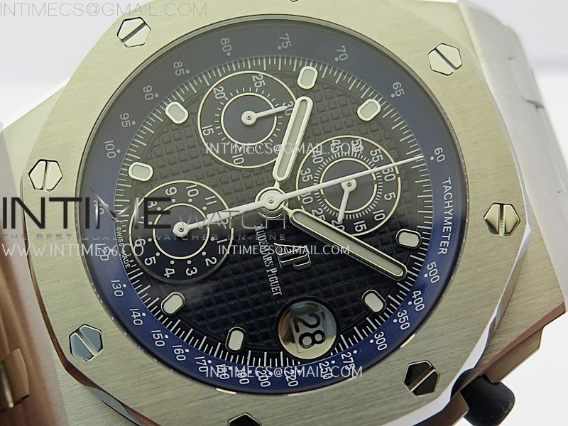 Royal Oak Offshore 42mm Re-edition SS TKF Best Edition Blue Dial on SS Bracelet A7750
