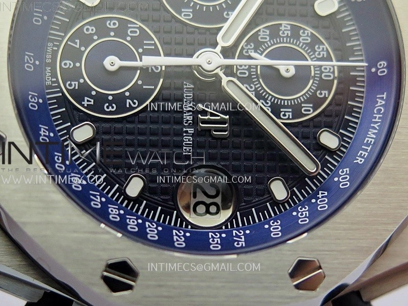 Royal Oak Offshore 42mm Re-edition SS TKF Best Edition Blue Dial on SS Bracelet A7750