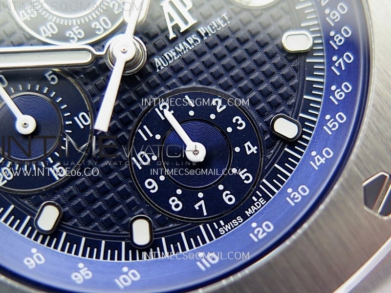 Royal Oak Offshore 42mm Re-edition SS TKF Best Edition Blue Dial on SS Bracelet A7750