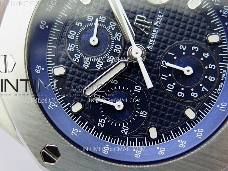Royal Oak Offshore 42mm Re-edition SS TKF Best Edition Blue Dial on SS Bracelet A7750