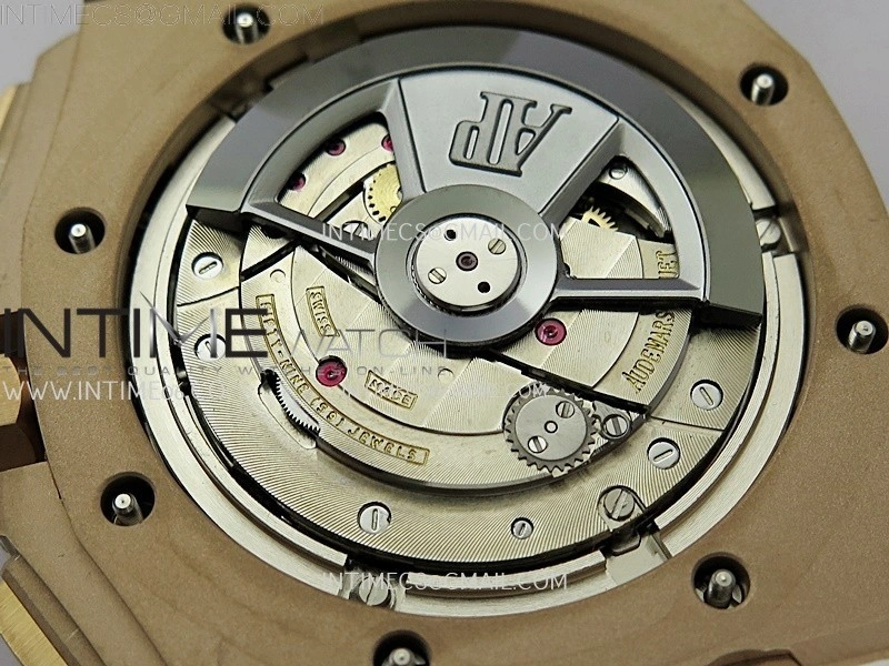 Royal Oak Offshore 44mm RG TKF 1:1 Best Edition White Dial on White Rubber Strap A3126