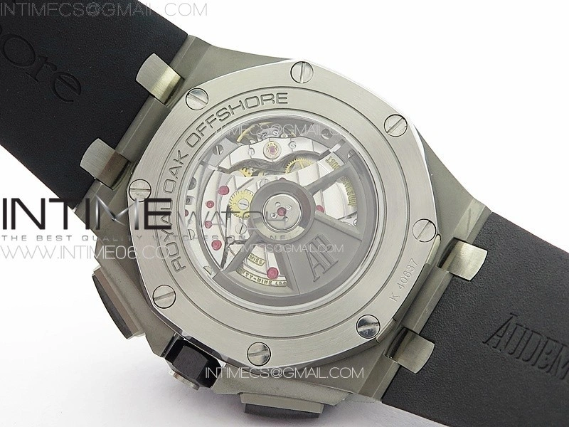 Royal Oak Offshore 44mm SS APSF 1:1 Best Edition Gray Dial on Black Rubber Strap A3126