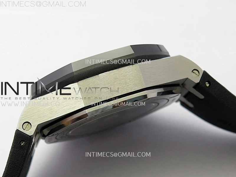 Royal Oak Offshore 44mm SS TKF 1:1 Best Edition Black Dial On Black Rubber Strap A3126
