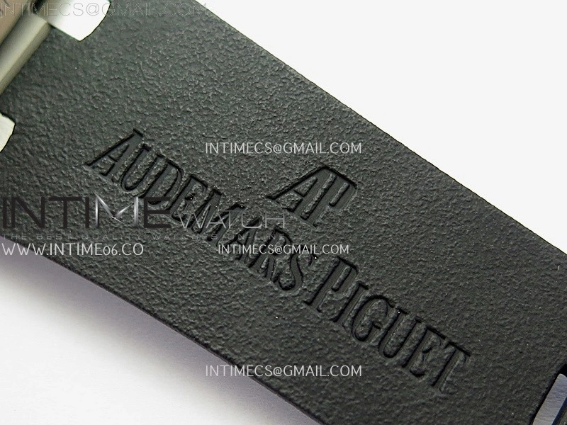 Royal Oak Offshore 44mm SS TKF 1:1 Best Edition Black Dial On Black Rubber Strap A3126