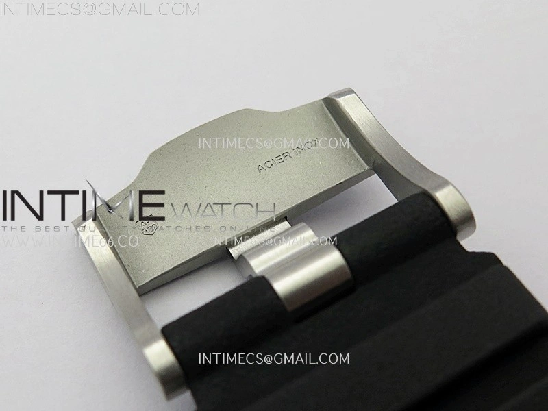 Royal Oak Offshore 44mm SS TKF 1:1 Best Edition White Dial on Black Rubber Strap A3126