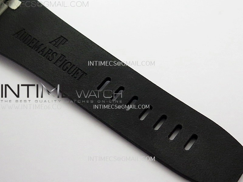 Royal Oak Offshore 44mm SS TKF 1:1 Best Edition White Dial on Black Rubber Strap A3126
