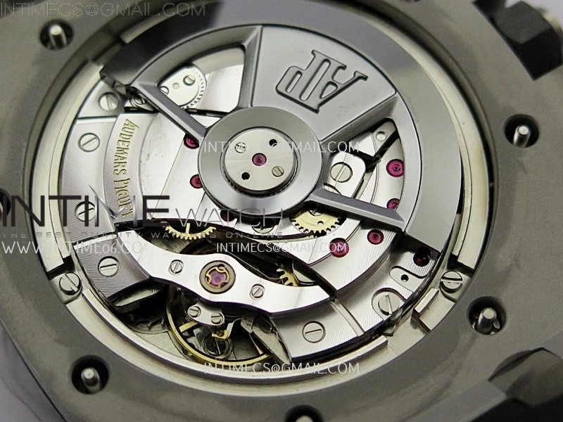 Royal Oak Offshore 44mm SS TKF 1:1 Best Edition White Dial on Black Rubber Strap A3126