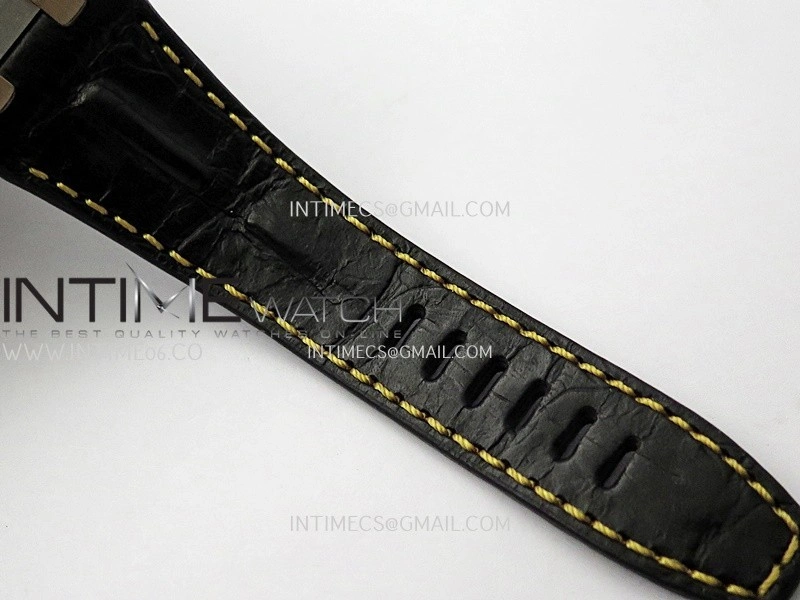 Royal Oak Offshore 42mm SS RG TKF Best Edition Blue Dial On Black Leather Strap Asian 3126