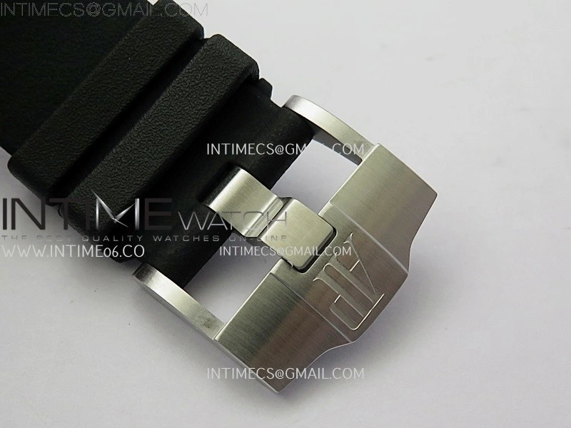 Royal Oak Offshore 44mm Carbon TKF 1:1 Best Edition Black Dial on Black Rubber Strap A3126