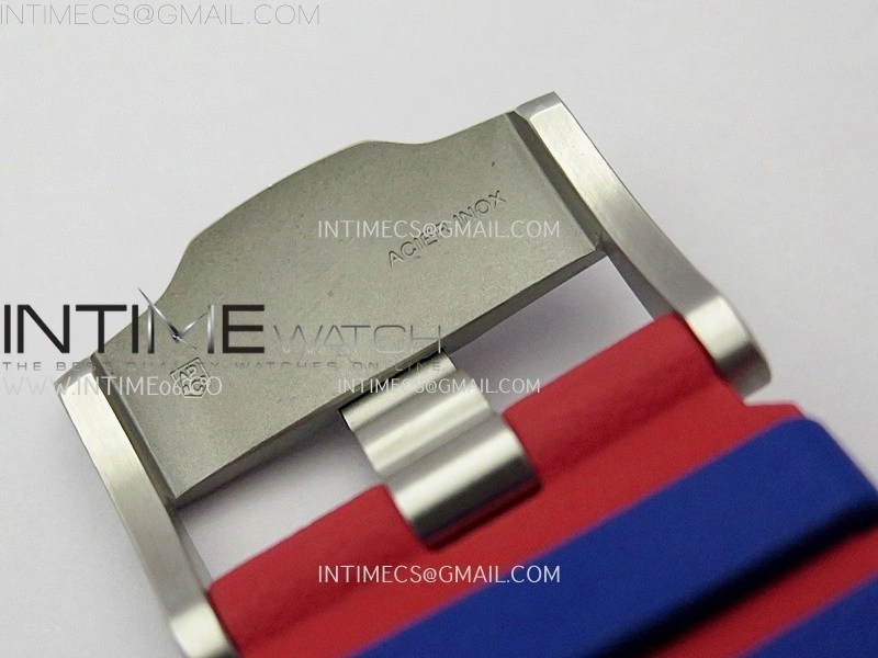 Royal Oak Offshore 44mm SS TKF 1:1 Best Edition Blue Red Dial on Blue Red Rubber Strap A3126