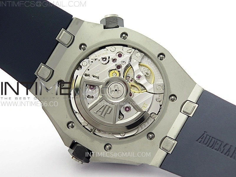 Royal Oak Offshore Diver 15720 APSF 1:1 Best Edition Blue Dial on Blue Rubber Strap SA4308