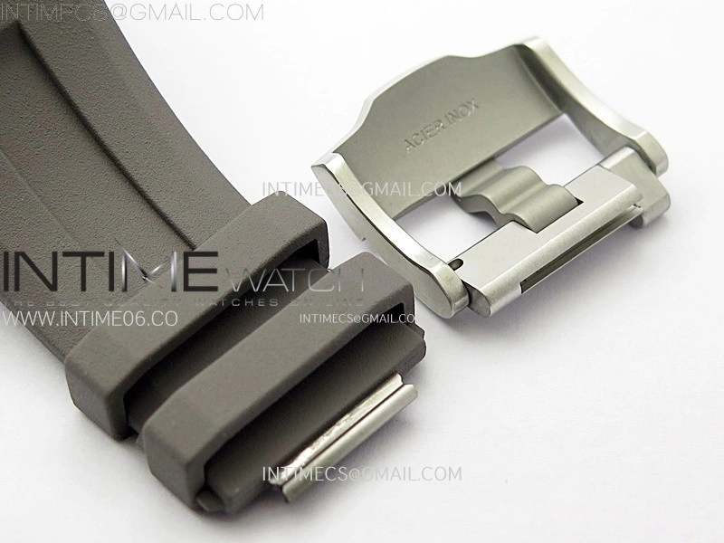 Royal Oak Offshore Diver 15720 APSF 1:1 Best Edition Gray Dial on Gray Rubber Strap SA4308