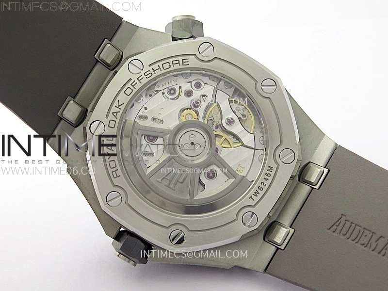 Royal Oak Offshore Diver 15720 APSF 1:1 Best Edition Gray Dial on Gray Rubber Strap SA4308