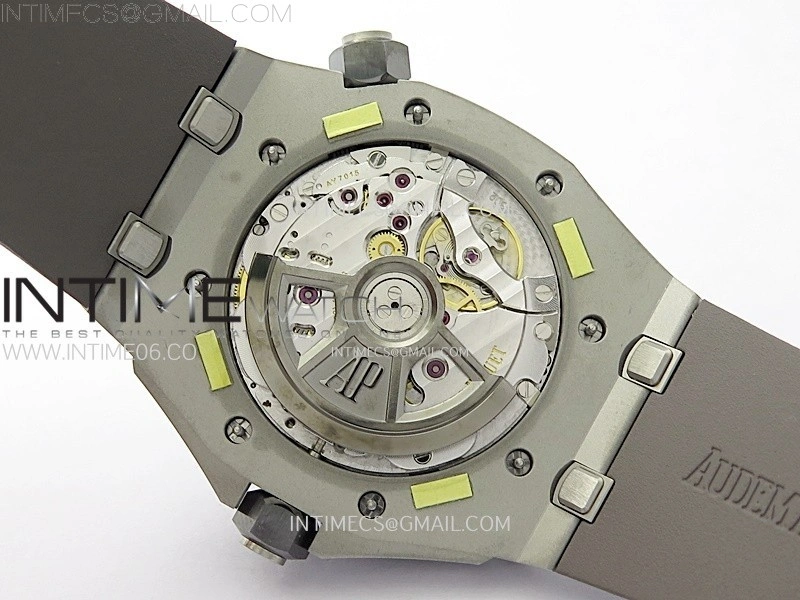 Royal Oak Offshore Diver 15720 APSF 1:1 Best Edition Gray Dial on Gray Rubber Strap SA4308