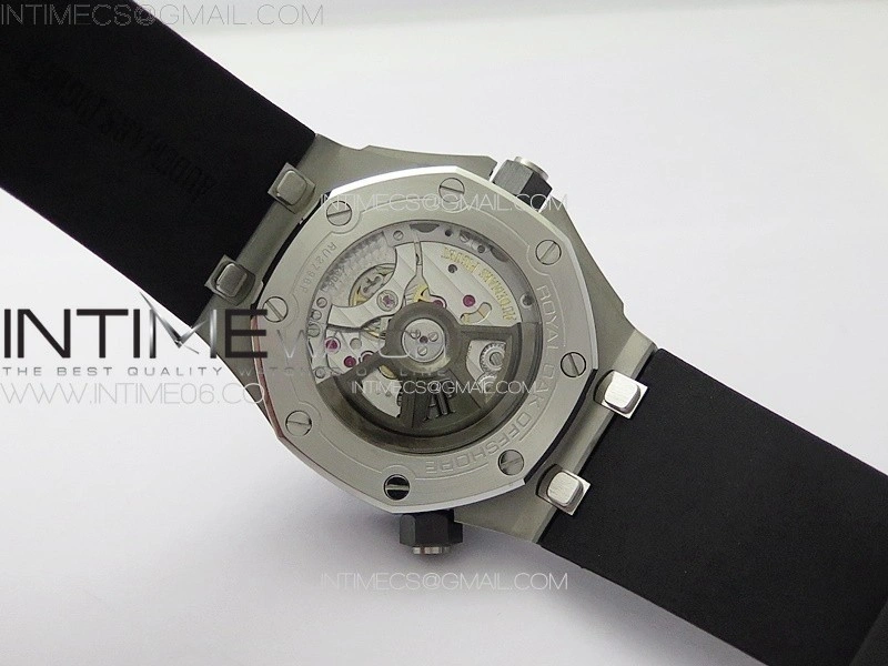 Royal Oak Offshore Diver 15720 IPF 1:1 Best Edition Black Dial on Black Rubber Strap A4308