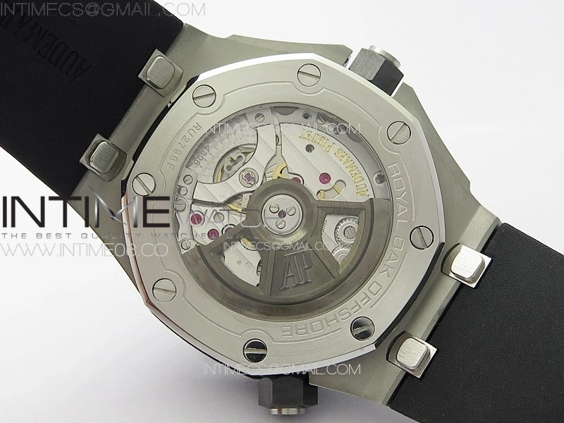 Royal Oak Offshore Diver 15720 IPF 1:1 Best Edition Black Dial on Black Rubber Strap A4308