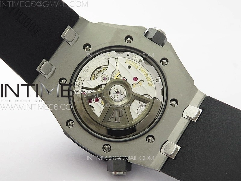 Royal Oak Offshore Diver 15720 IPF 1:1 Best Edition Black Dial on Black Rubber Strap A4308