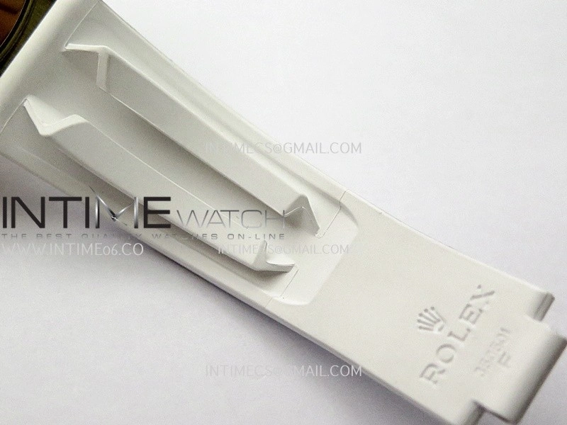 Daytona 116578 SACO "Orange Sapphire" SONIC 1:1 Best Edition White MOP Dial on White Oysterflex SA4130