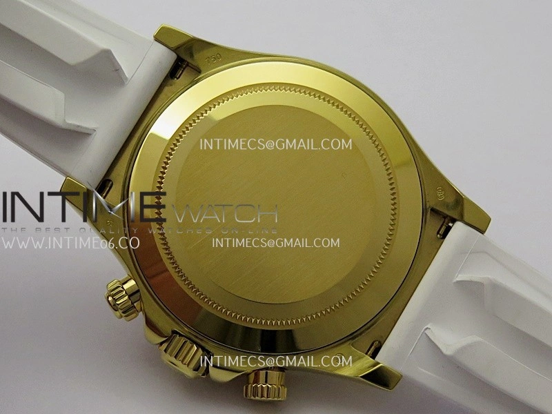 Daytona 116578 SACO "Orange Sapphire" SONIC 1:1 Best Edition White MOP Dial on White Oysterflex SA4130