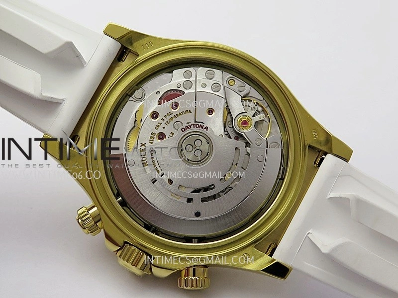 Daytona 116578 SACO "Orange Sapphire" SONIC 1:1 Best Edition White MOP Dial on White Oysterflex SA4130