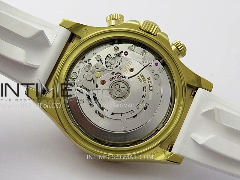 Daytona 116578 SACO "Orange Sapphire" SONIC 1:1 Best Edition White MOP Dial on White Oysterflex SA4130