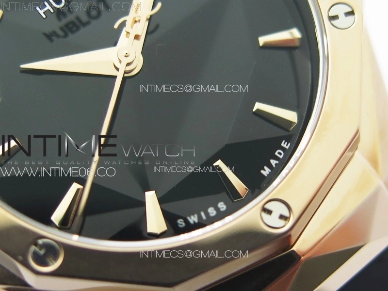 Classic Fusion Orlinski RG B50F 1:1 Best Edition Black Faceted Dial on Black Rubber Strap A2892