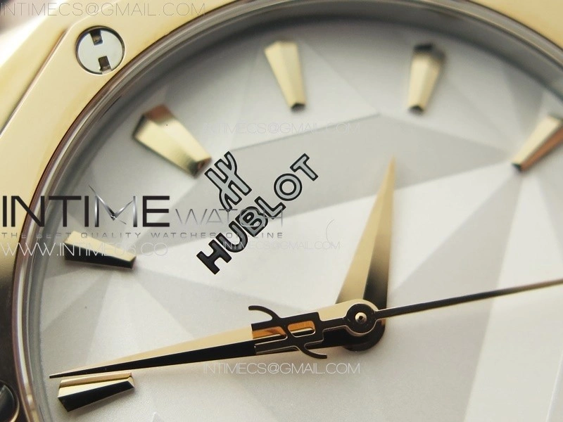 Classic Fusion Orlinski RG B50F 1:1 Best Edition White Faceted Dial on White Rubber Strap A2892