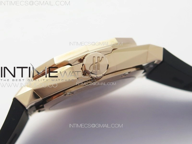 Classic Fusion Orlinski RG B50F 1:1 Best Edition White Faceted Dial on White Rubber Strap A2892