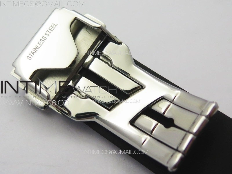 Classic Fusion Orlinski SS B50F 1:1 Best Edition Black Faceted Dial on Black Rubber Strap A2892