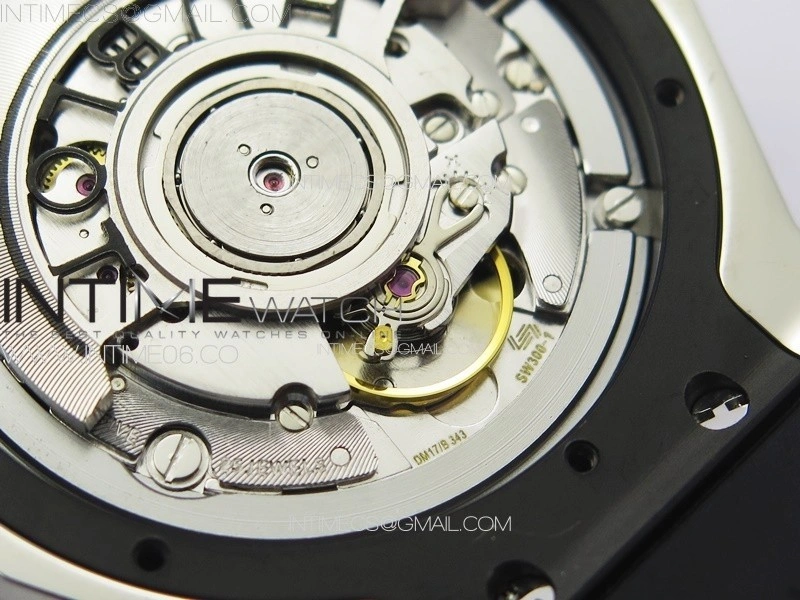 Classic Fusion Orlinski SS B50F 1:1 Best Edition Black Faceted Dial on Black Rubber Strap A2892
