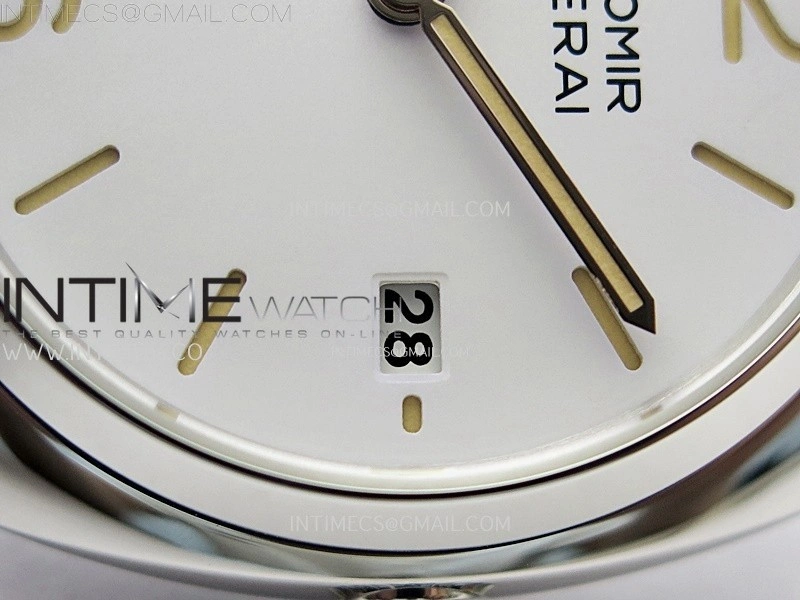 Radiomir PAM1292 Y 40mm SS TTF Best Edition White Dial on Brown Leather Strap Asian P900