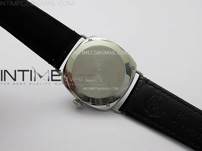 Radiomir PAM1294 Y 40mm SS TTF Best Edition Black Dial on Black Leather Strap Asian P900