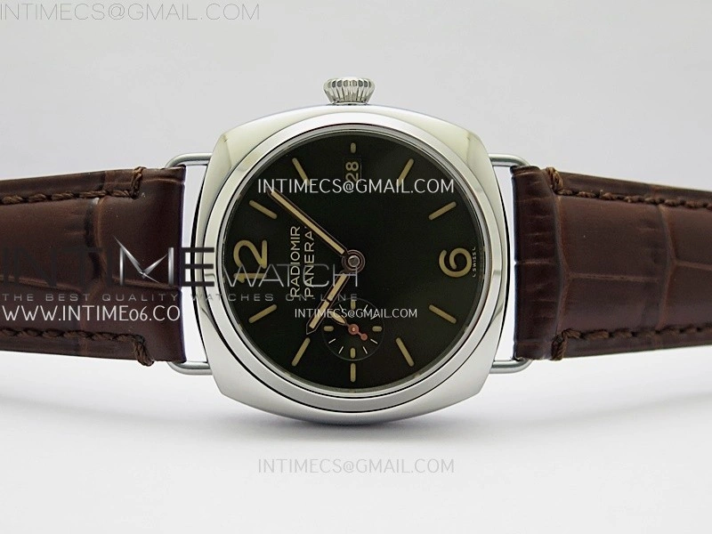 Radiomir PAM1386 Y 40mm SS TTF Best Edition Green Dial on Brown Leather Strap Asian P900