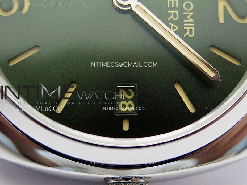 Radiomir PAM1386 Y 40mm SS TTF Best Edition Green Dial on Brown Leather Strap Asian P900