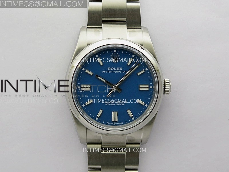 Oyster Perpetual 126000 36mm 904L SS KRF 1:1 Best Edition 2025 Blue Dial On SS Bracelet