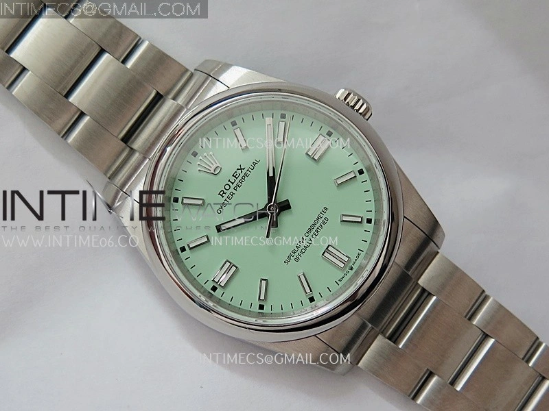 Oyster Perpetual 126000 36mm SS BP 1:1 Best Edition 2025 Mint Green Dial On SS Bracelet