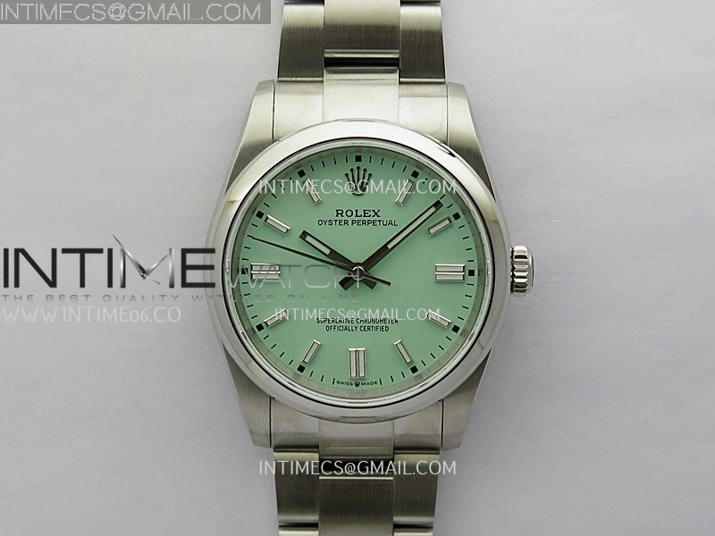 Oyster Perpetual 126000 36mm SS BP 1:1 Best Edition 2025 Mint Green Dial On SS Bracelet