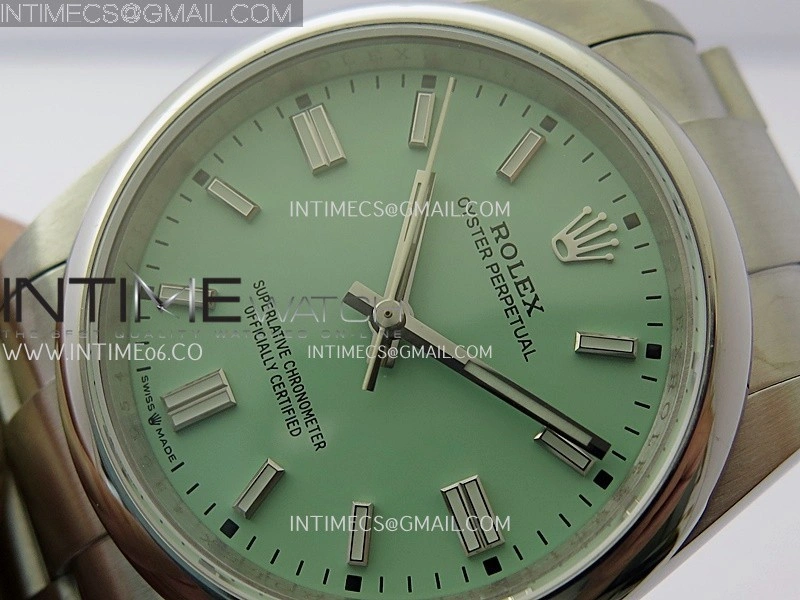 Oyster Perpetual 126000 36mm SS BP 1:1 Best Edition 2025 Mint Green Dial On SS Bracelet