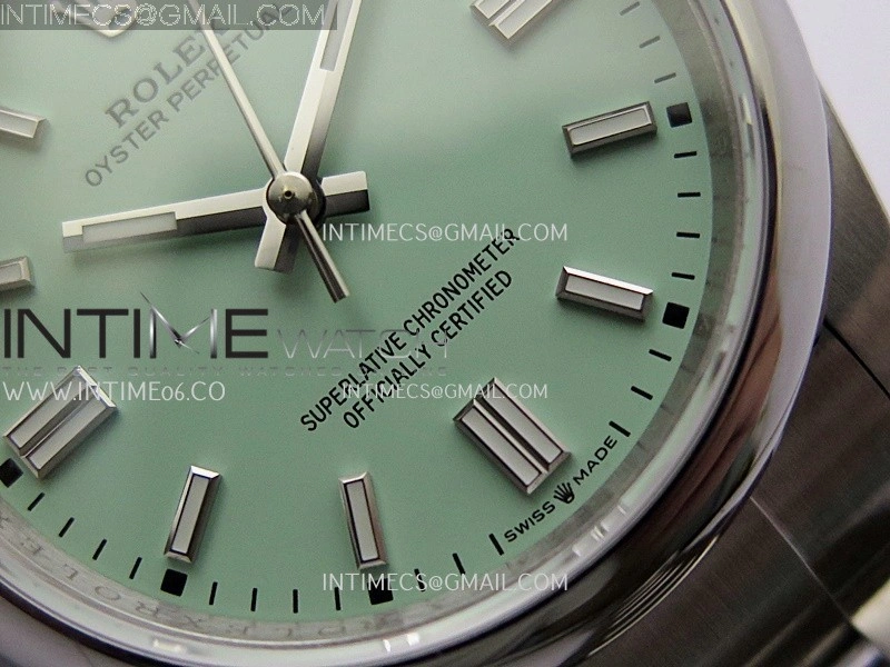 Oyster Perpetual 126000 36mm SS BP 1:1 Best Edition 2025 Mint Green Dial On SS Bracelet