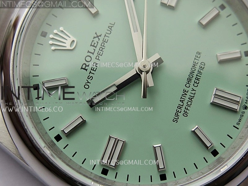 Oyster Perpetual 126000 36mm SS BP 1:1 Best Edition 2025 Mint Green Dial On SS Bracelet