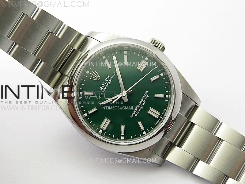 Oyster Perpetual 36mm 126000 904L VSF 1:1 Best Edition Green Dial on SS Bracelet VS3230