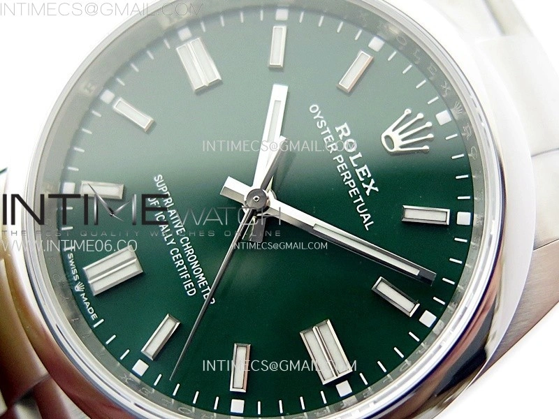 Oyster Perpetual 36mm 126000 904L VSF 1:1 Best Edition Green Dial on SS Bracelet VS3230