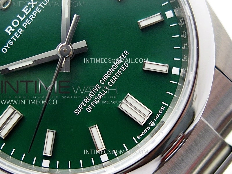 Oyster Perpetual 36mm 126000 904L VSF 1:1 Best Edition Green Dial on SS Bracelet VS3230